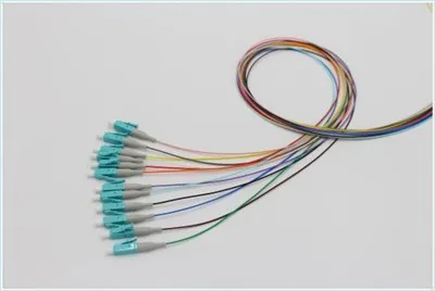 فیبر نوری Pigtail LC UPC OM3 12 COLORS